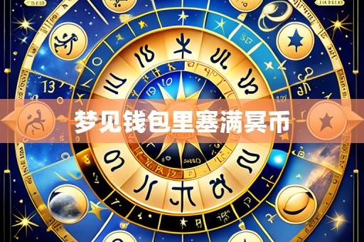 梦见钱包里塞满冥币