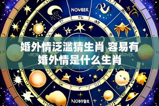 婚外情泛滥猜生肖 容易有婚外情是什么生肖
