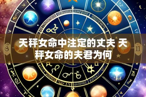 天秤女命中注定的丈夫 天秤女命的夫君为何