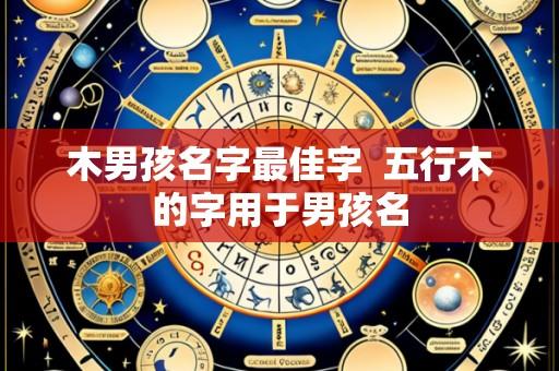 木男孩名字最佳字  五行木的字用于男孩名
