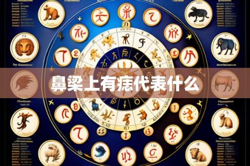 鼻梁上有痣代表什么