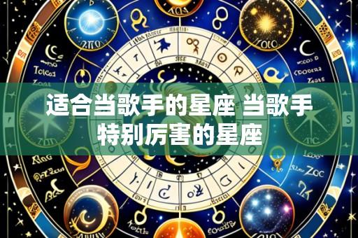 适合当歌手的星座 当歌手特别厉害的星座