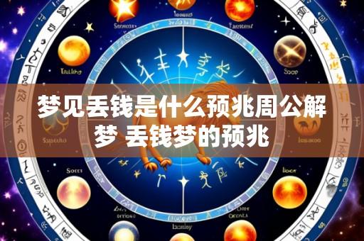 梦见丢钱是什么预兆周公解梦 丢钱梦的预兆