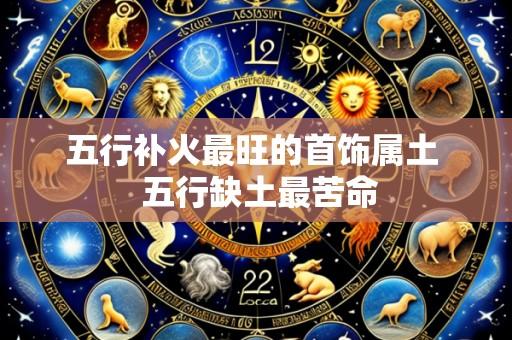 五行补火最旺的首饰属土 五行缺土最苦命