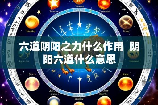 六道阴阳之力什么作用 阴阳六道什么意思