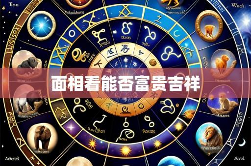 面相看能否富贵吉祥