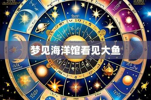 梦见海洋馆看见大鱼