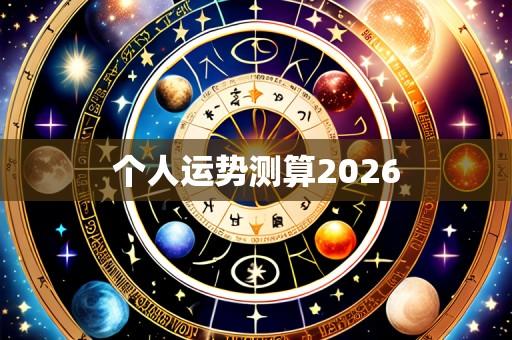 个人运势测算2026