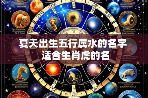 夏天出生五行属水的名字 适合生肖虎的名