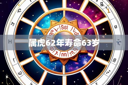 属虎62年寿命63岁