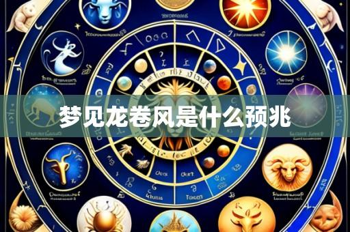 梦见龙卷风是什么预兆