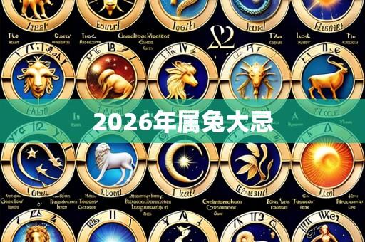 2026年属兔大忌