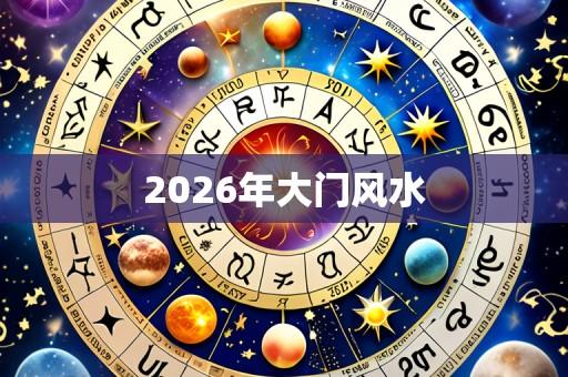 2026年大门风水