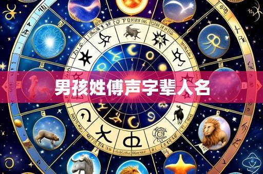男孩姓傅声字辈人名