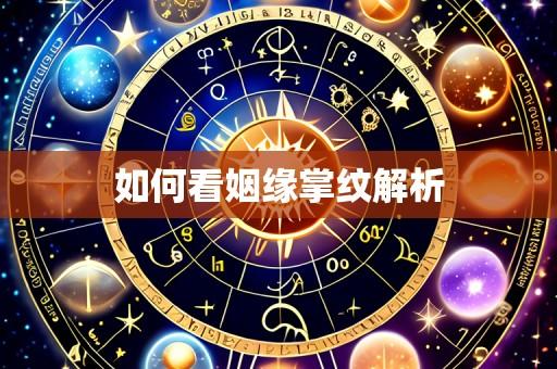 如何看姻缘掌纹解析