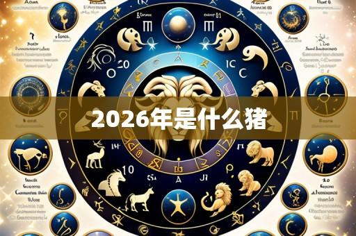 2026年是什么猪