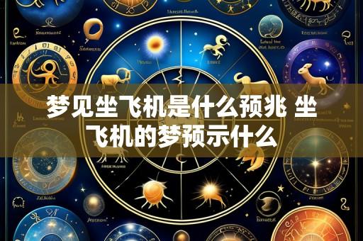 梦见坐飞机是什么预兆 坐飞机的梦预示什么