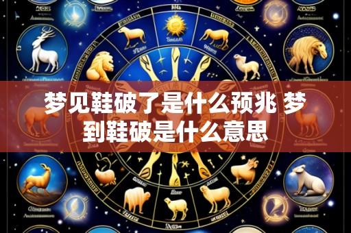 梦见鞋破了是什么预兆 梦到鞋破是什么意思