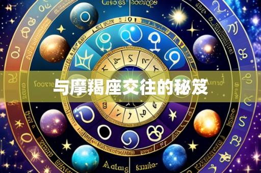 与摩羯座交往的秘笈