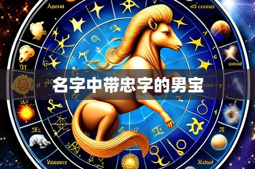 名字中带忠字的男宝