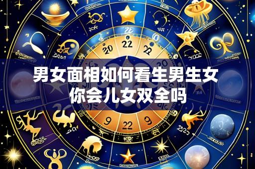 男女面相如何看生男生女 你会儿女双全吗