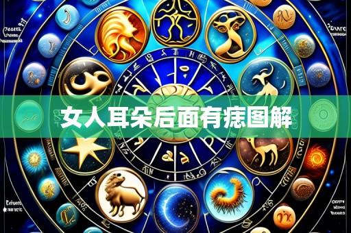 女人耳朵后面有痣图解