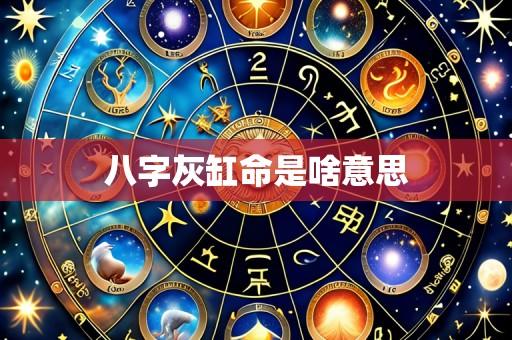 八字灰缸命是啥意思