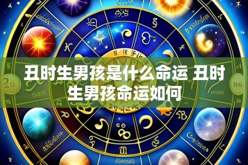 丑时生男孩是什么命运 丑时生男孩命运如何