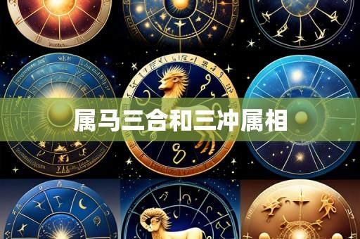 属马三合和三冲属相