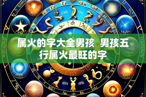 属火的字大全男孩  男孩五行属火最旺的字