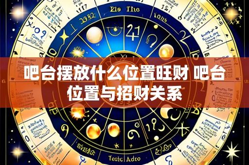 吧台摆放什么位置旺财 吧台位置与招财关系