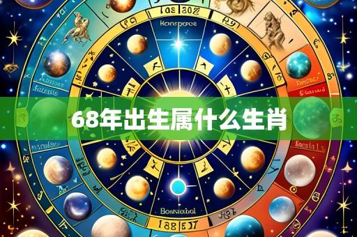 68年出生属什么生肖