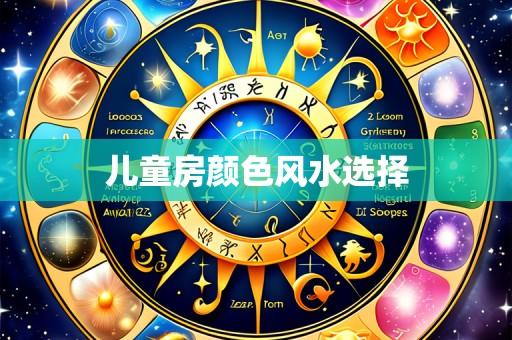 儿童房颜色风水选择