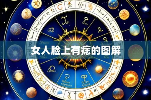 女人脸上有痣的图解