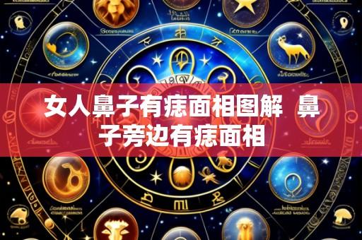 女人鼻子有痣面相图解 鼻子旁边有痣面相