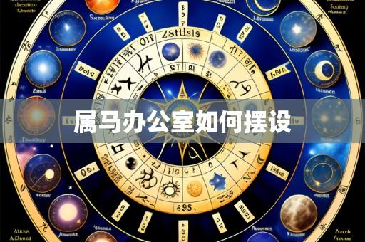 属马办公室如何摆设