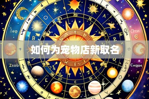 如何为宠物店新取名
