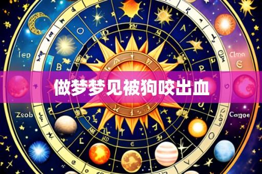 做梦梦见被狗咬出血