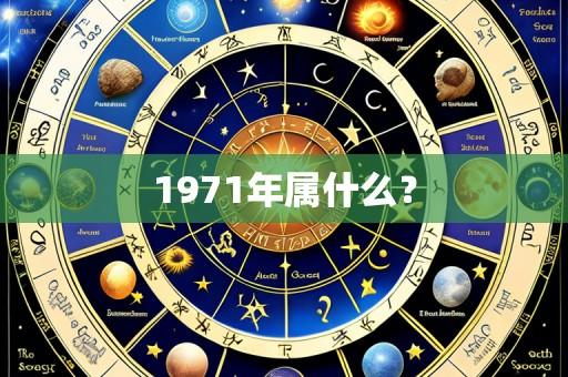 1971年属什么？