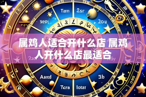 属鸡人适合开什么店 属鸡人开什么店最适合