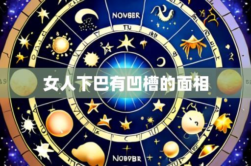 女人下巴有凹槽的面相