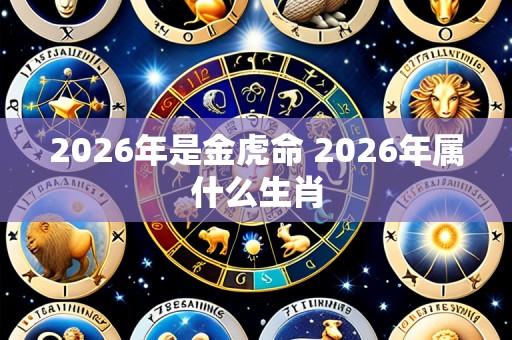 2026年是金虎命 2026年属什么生肖