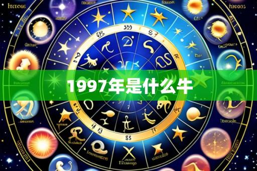1997年是什么牛