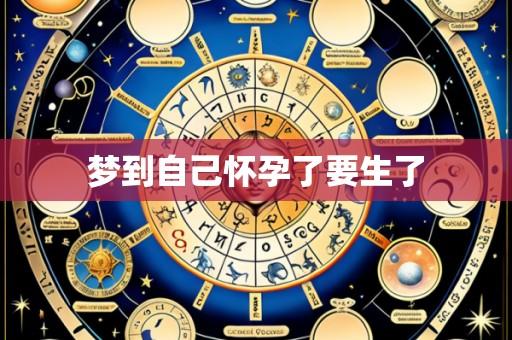梦到自己怀孕了要生了
