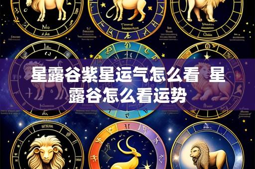星露谷紫星运气怎么看 星露谷怎么看运势