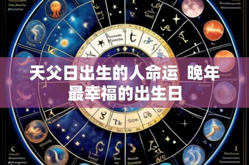 天父日出生的人命运 晚年最幸福的出生日