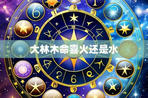 大林木命喜火还是水