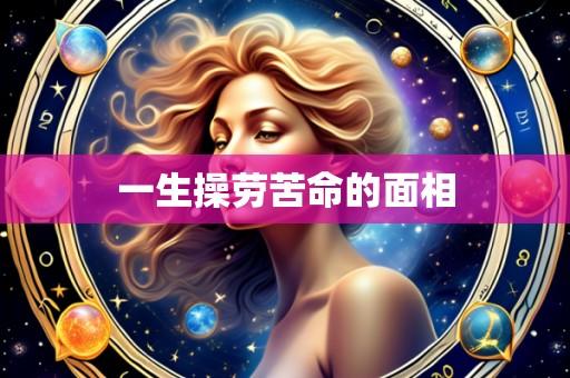 一生操劳苦命的面相
