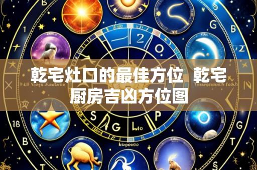 乾宅灶口的最佳方位 乾宅厨房吉凶方位图