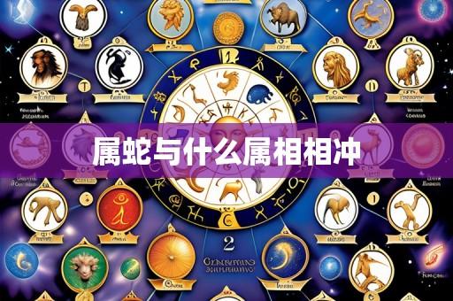 属蛇与什么属相相冲